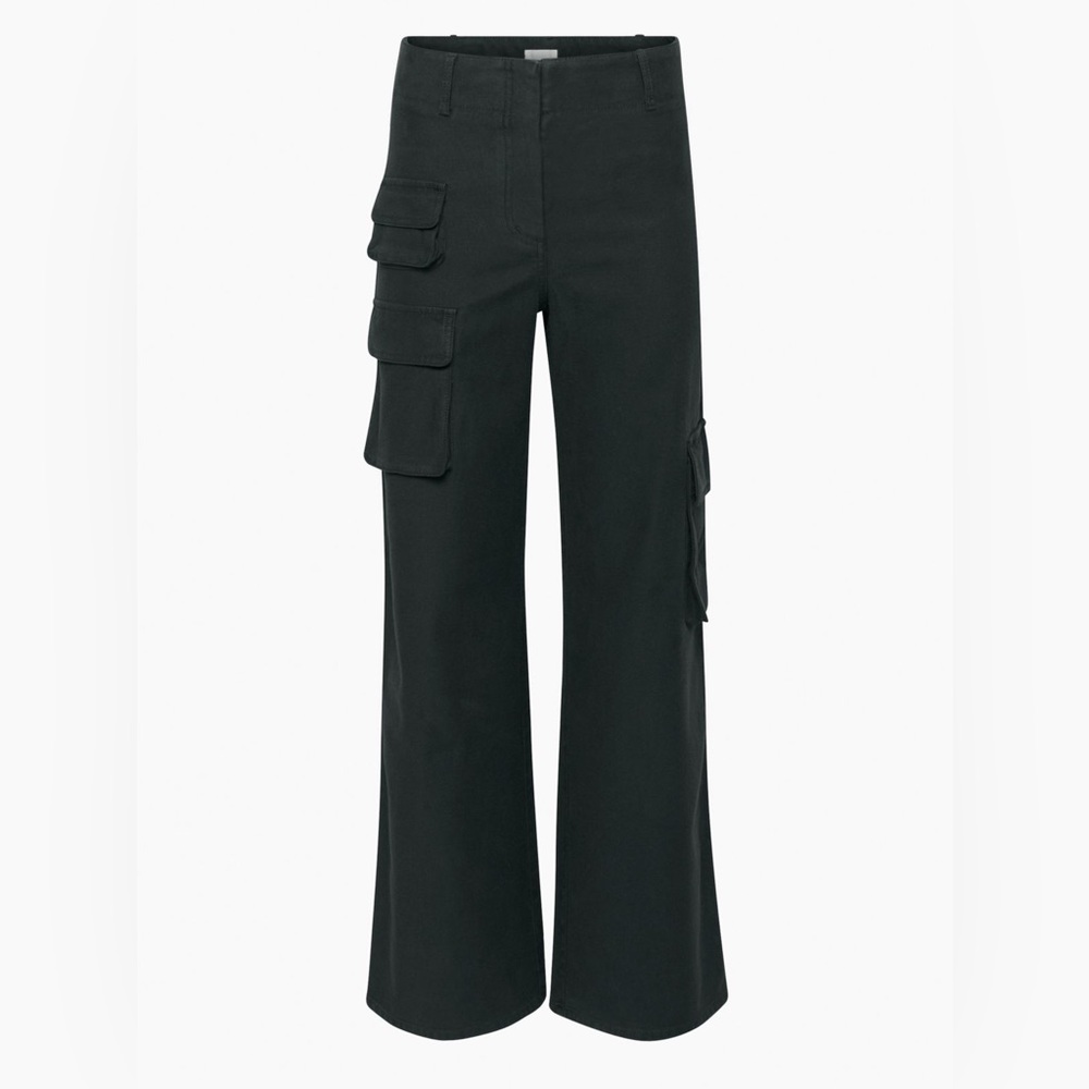 Aritzia Wilfred Free Picture Cargo Black Pants